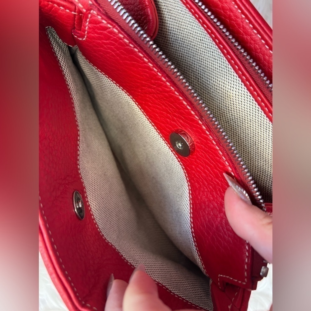 ❤️ Vintage Red Dooney and Bourke All Weather Purse Bag ❤️ - Picture 11 of 16